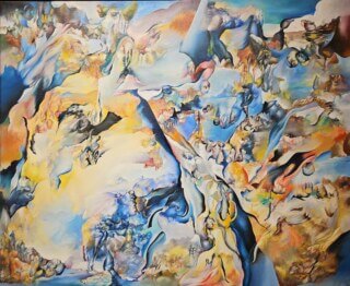 barock anmutendes gemälde von gunter böhmer