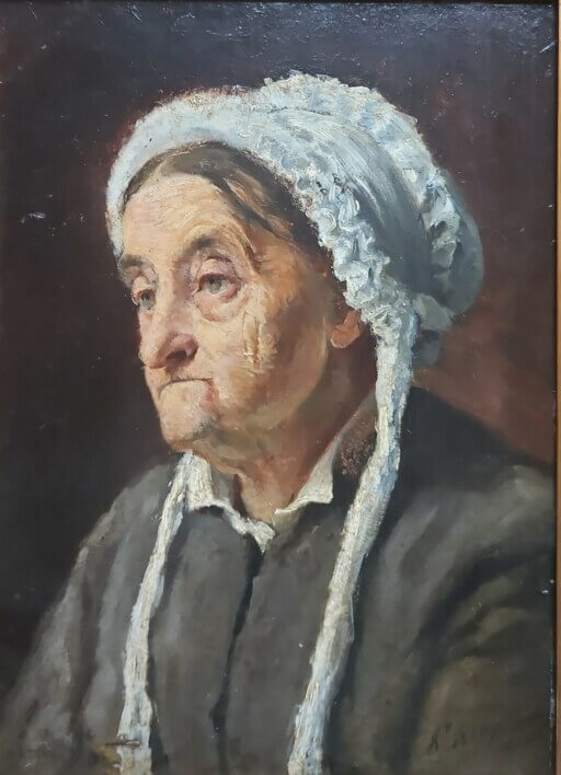 Ölbild von Harpignies von der Mutter des Künstlers