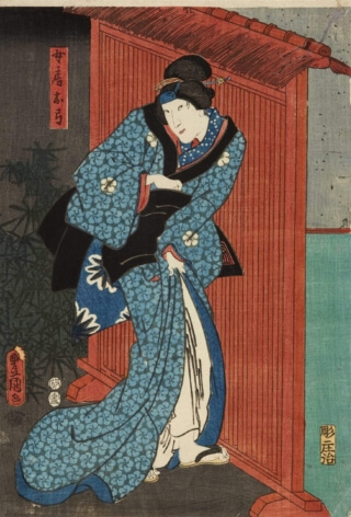 Holzschnitt von Kunisada