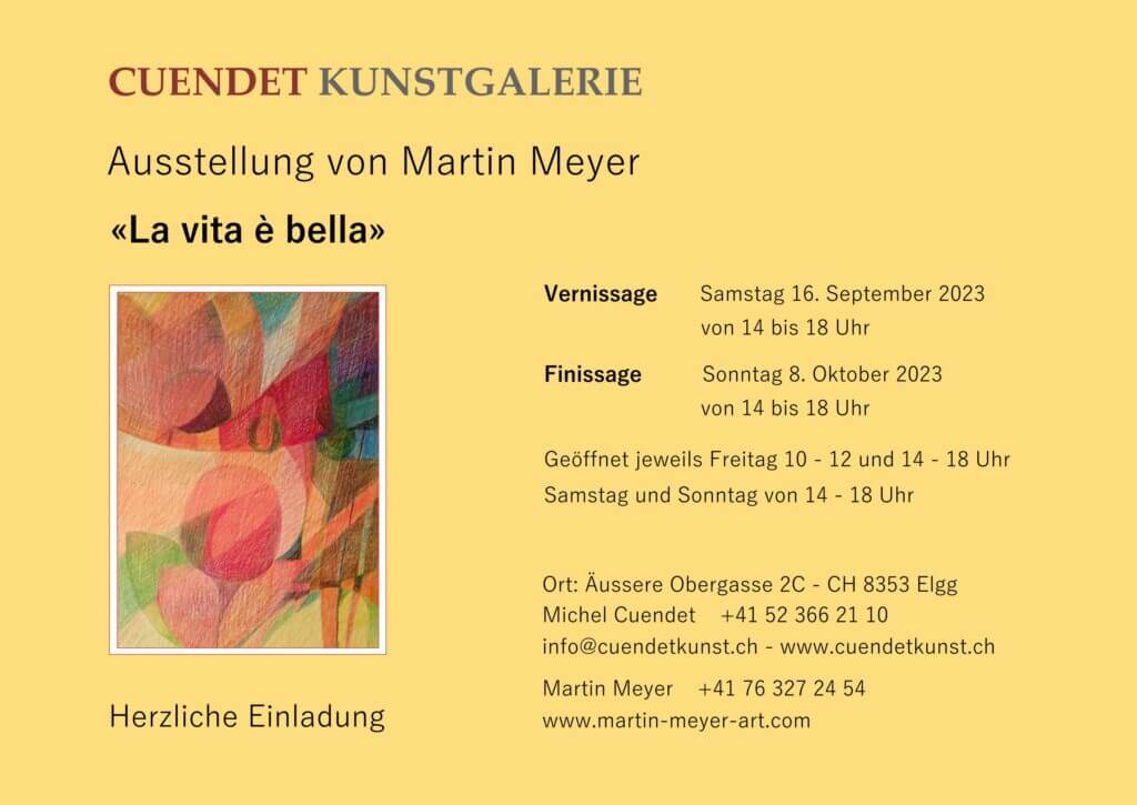 Einladung Ausstellung Martin Meyer 1