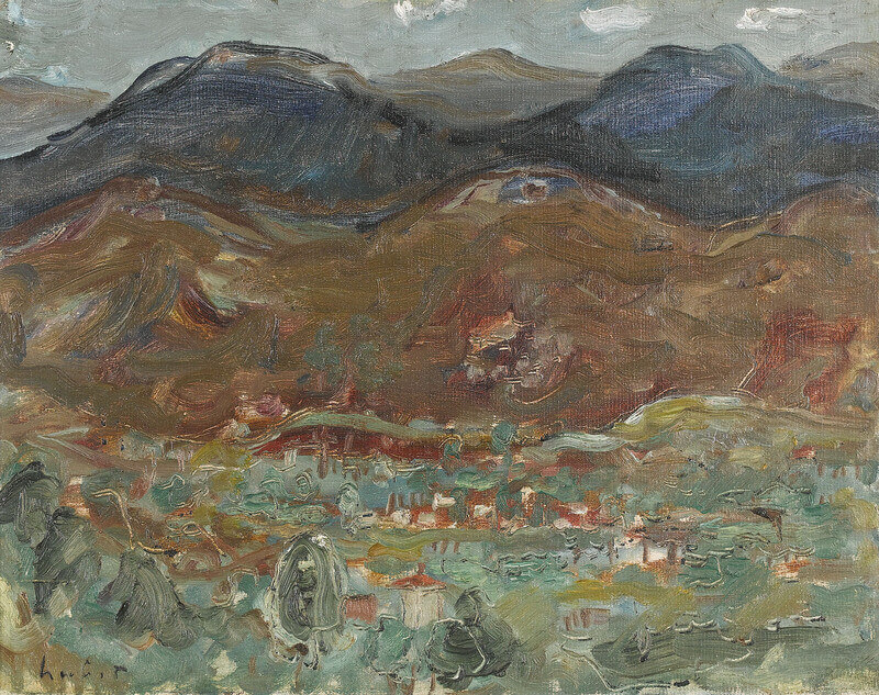 Tessiner Landschaft von Adolf Herbst