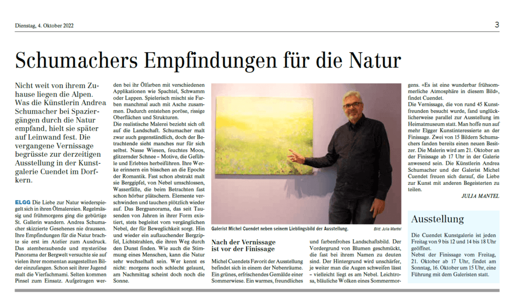 Artikel Elgger Aadorfer Zeitung