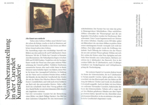 Artikel des Elgger Jahrbuchs zur Ausstellung "Alte Kunst neu entdeckt"